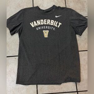 Vanderbilt University Tee Nike Dri Fit Tee Men’s Sz Large